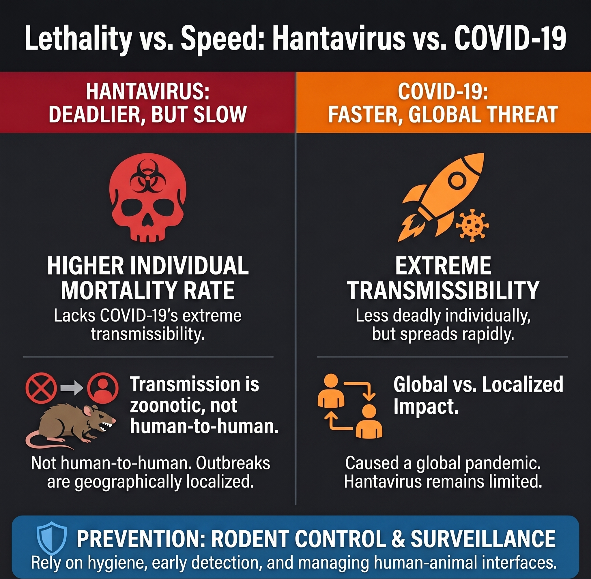 How Hantavirus Is Deadlier Than Covid, but Slower